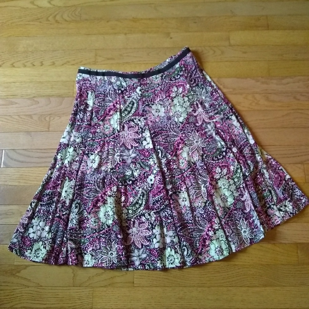 (5/$20) Christopher and Banks floral skirt.